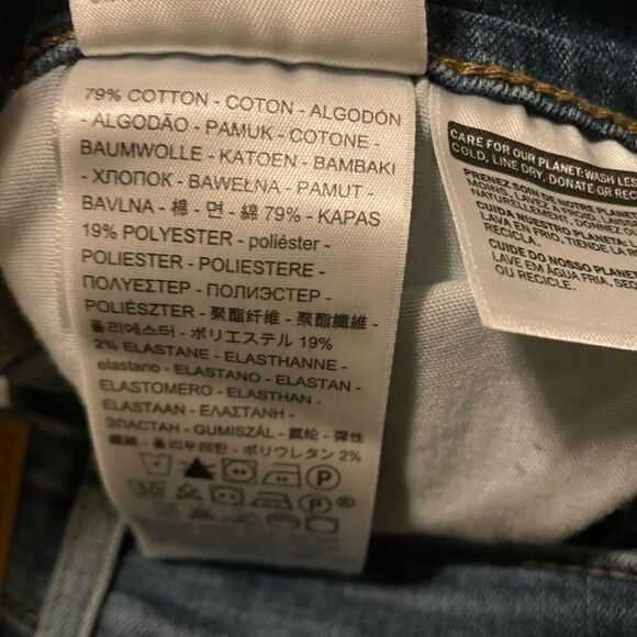 NEW LEVI’S 711 skinny jeans mid rise 14 medium 32 x 30 - Picture 5 of 7